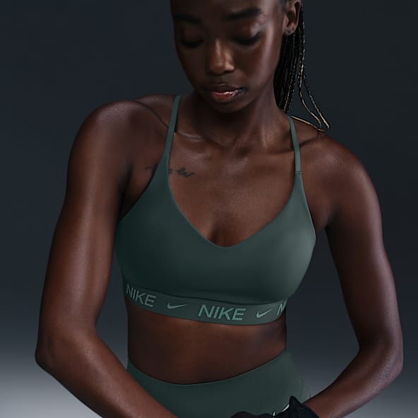 Nike lime green sports bra store
